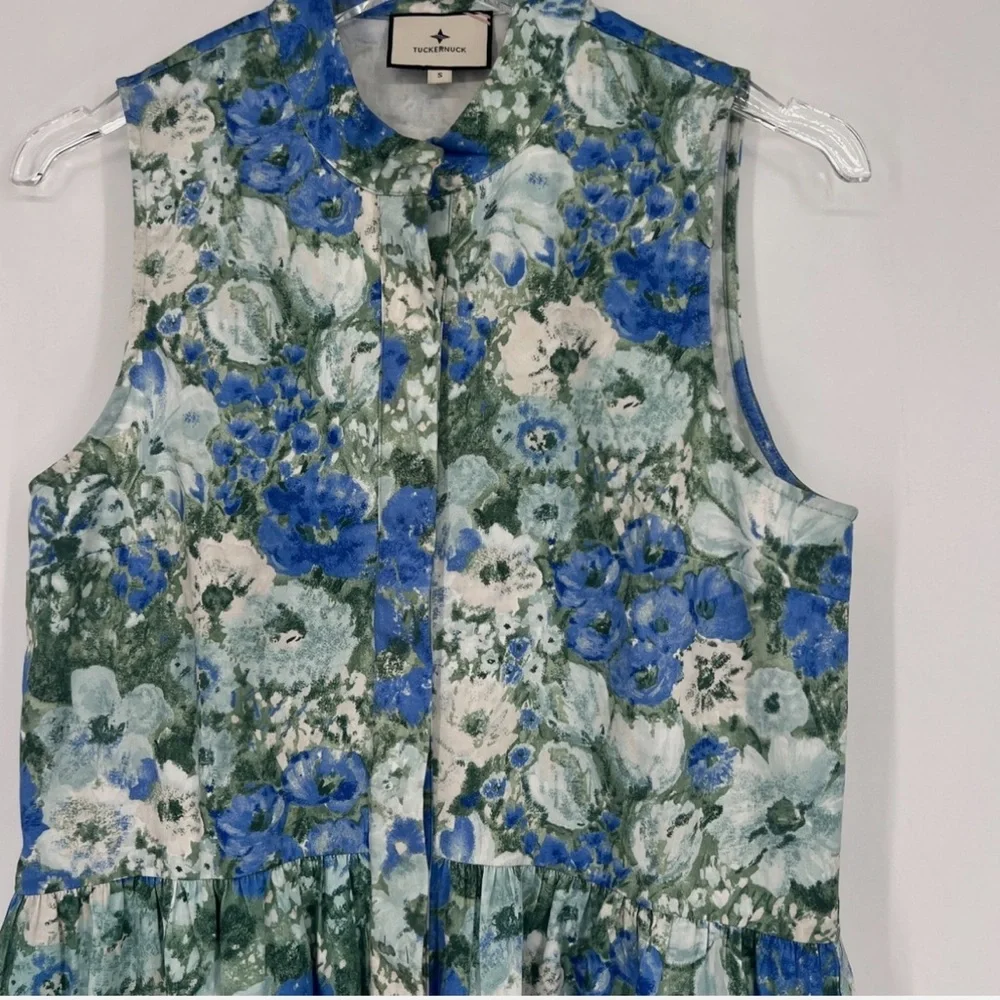 Tuckernuck Dress Jardin De Fleurs, Size S - Picture 3 of 6